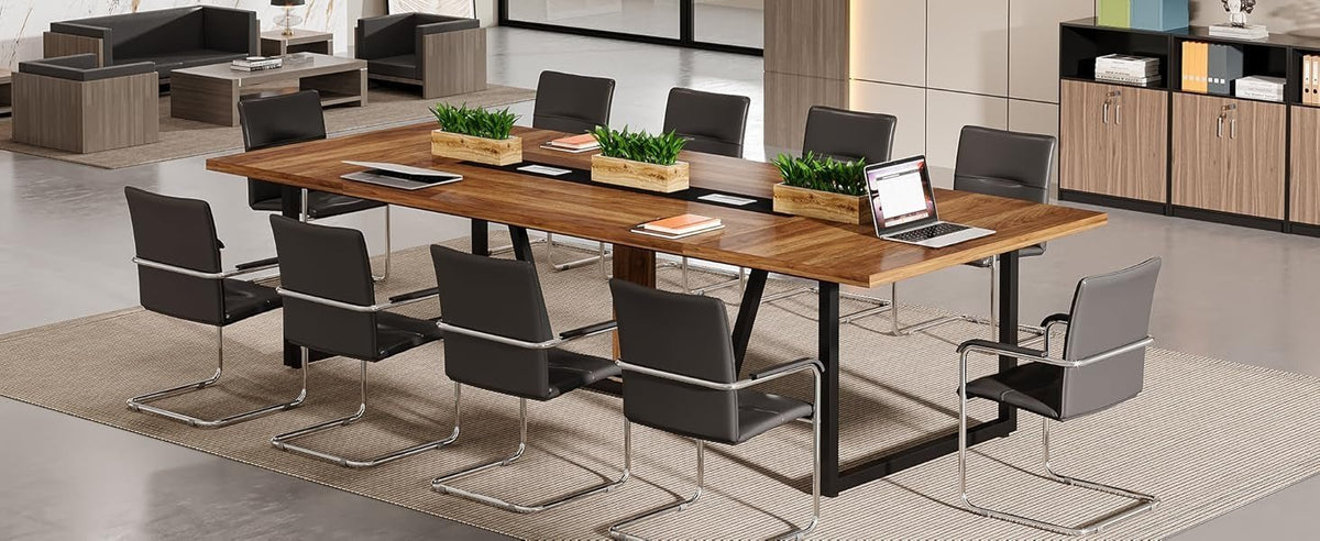 Why Rectangular Desks Are Perfect for Shared Workspaces-Tribesigns