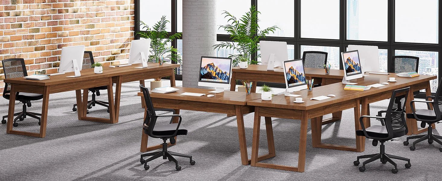 Solid Wood vs Engineered Wood Rectangular Desks: Pros and Cons