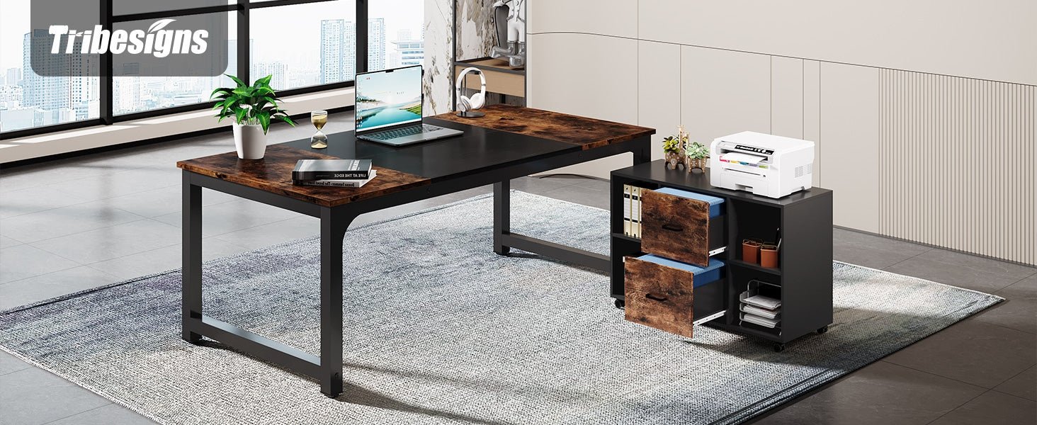 Benefits of Rectangular Desks with Storage