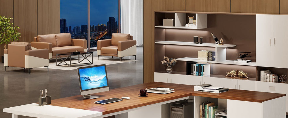 Reinvent Your Workspace: Harness the Power of L-Shaped Desks-Tribesigns