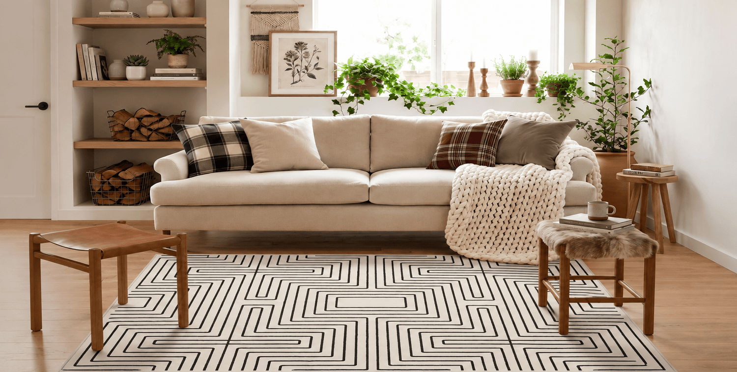 How to Place an Area Rug with Furniture