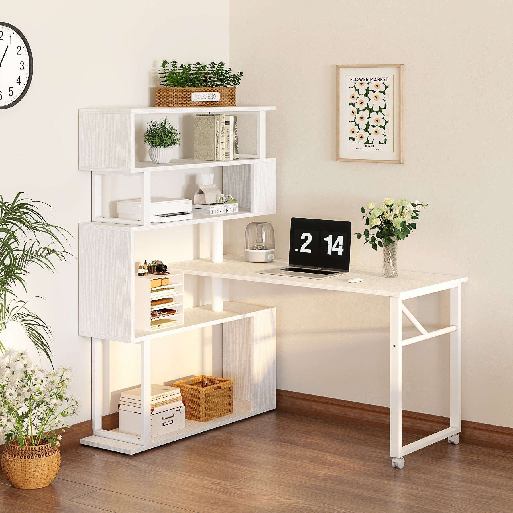 The Pros and Cons of Corner and Straight Desks: Which One Suits You Best? - Tribesigns