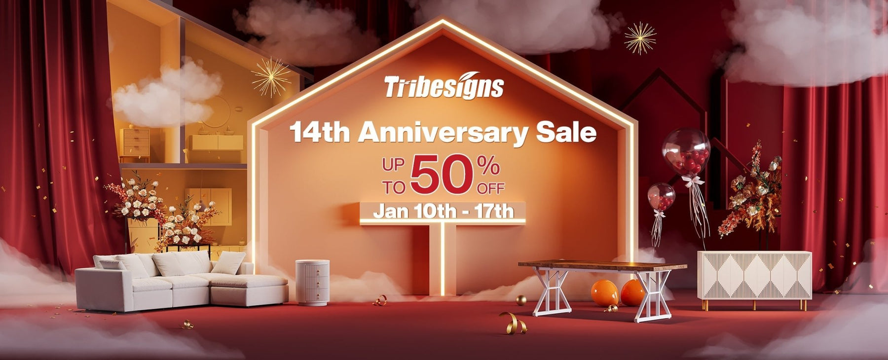 Tribesigns 14th Anniversary Sale Kicks Off - Join and Save! - Tribesigns