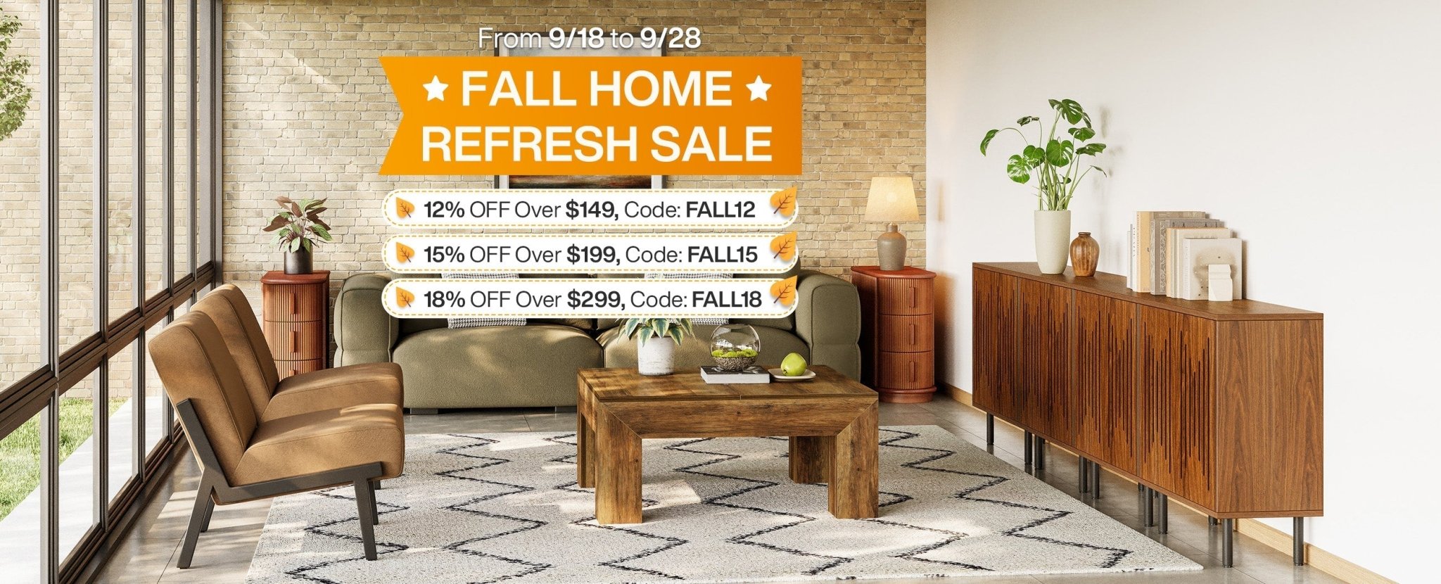 Tribesigns Fall Home Refresh Sale