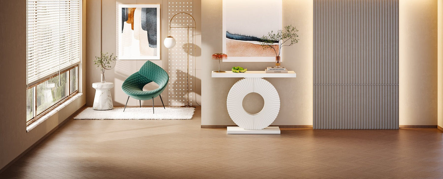 Tribesigns Modern Console Table: A Star at High Point Market - Tribesigns
