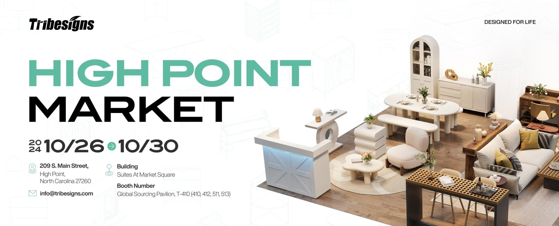 Tribesigns set to make its US debut at High Point Market in October - Tribesigns