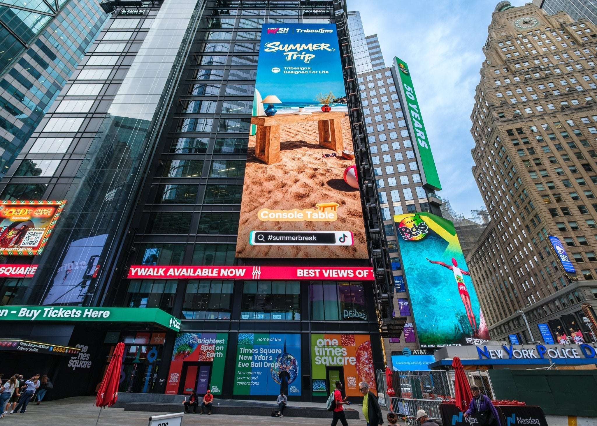 Tribesigns x TikTok Debuts on Times Square Billboard for Super Wish Season 2026