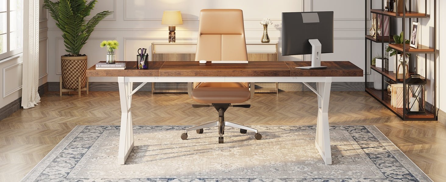Elevate Your Workspace: Tribesigns 70.8-Inch Executive Desk for Global Productivity