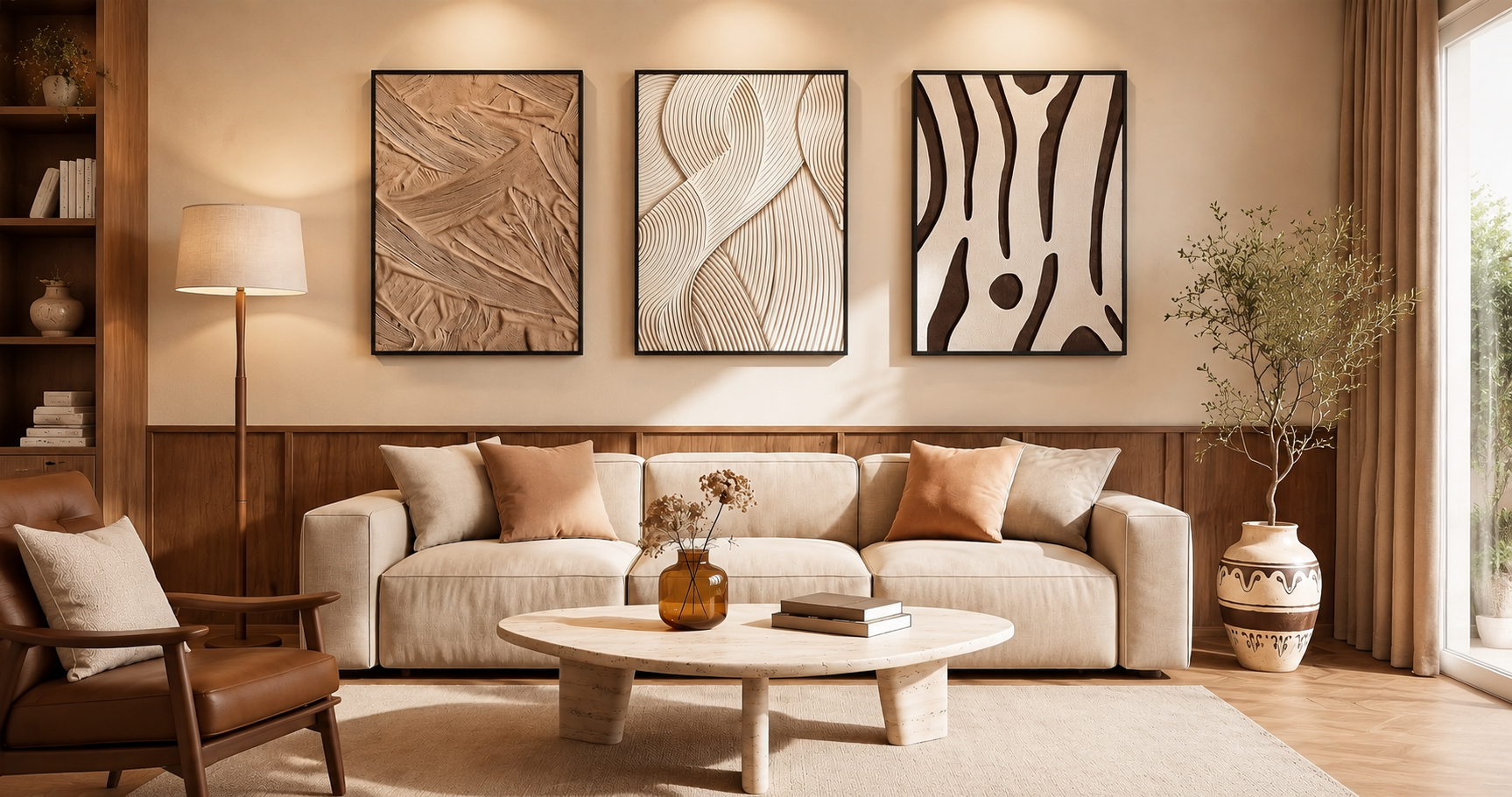 How to Decorate the Wall Behind a Sofa