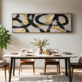 Tribesigns Abstract Wall Art for Living Room, Canvas Art Wall Decor 20"x60" 3