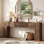 79" Extra Long Console Table, Modern Farmhouse Entryway Sofa Table with Fluted Legs