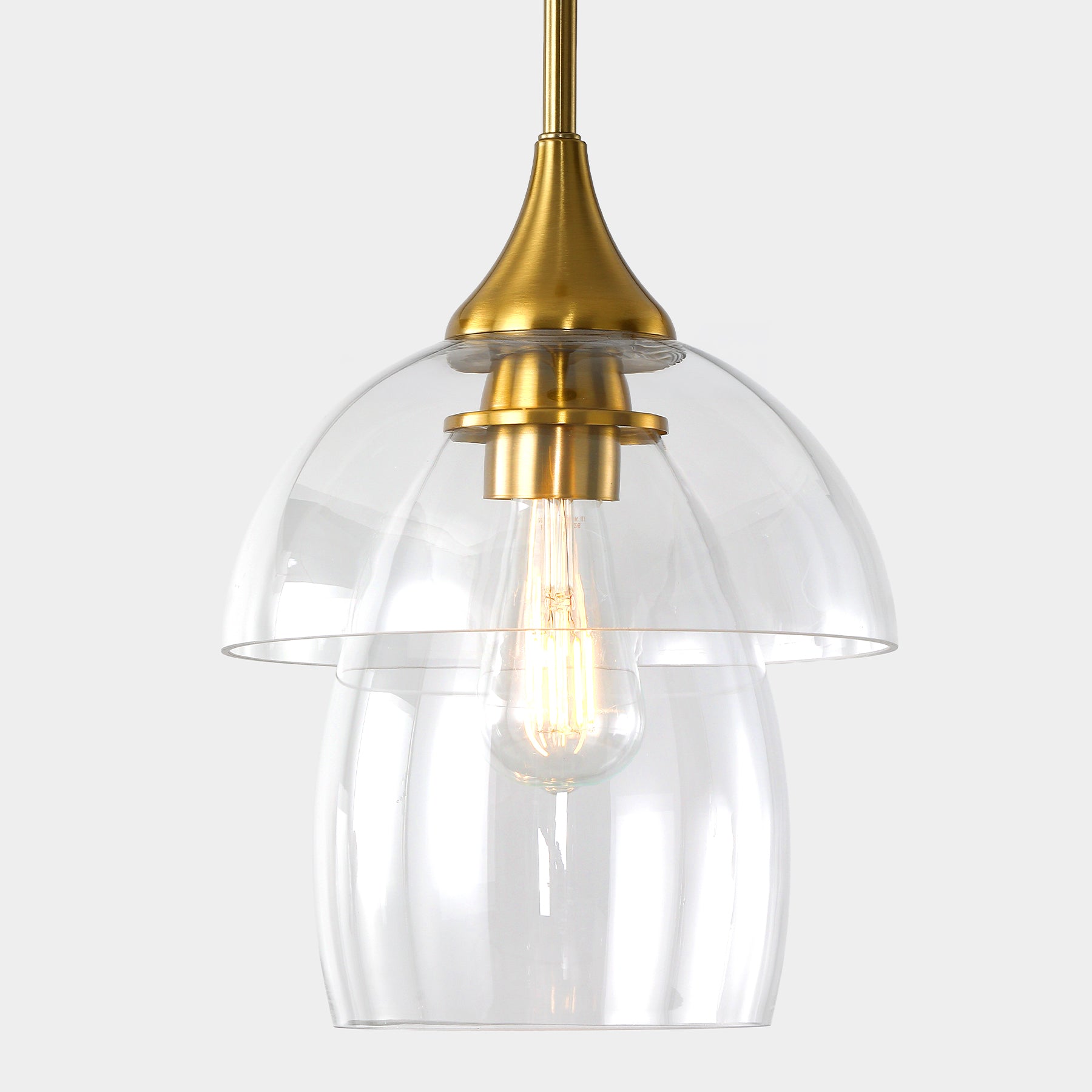 1-Light Pendant Lighting, Modern Island Chandelier Ceiling Light Fixture with Unique Design