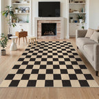 5x7/8x10 Large Geometric Area Rugs, Soft Washable Rug for Bedroom Non-Slip