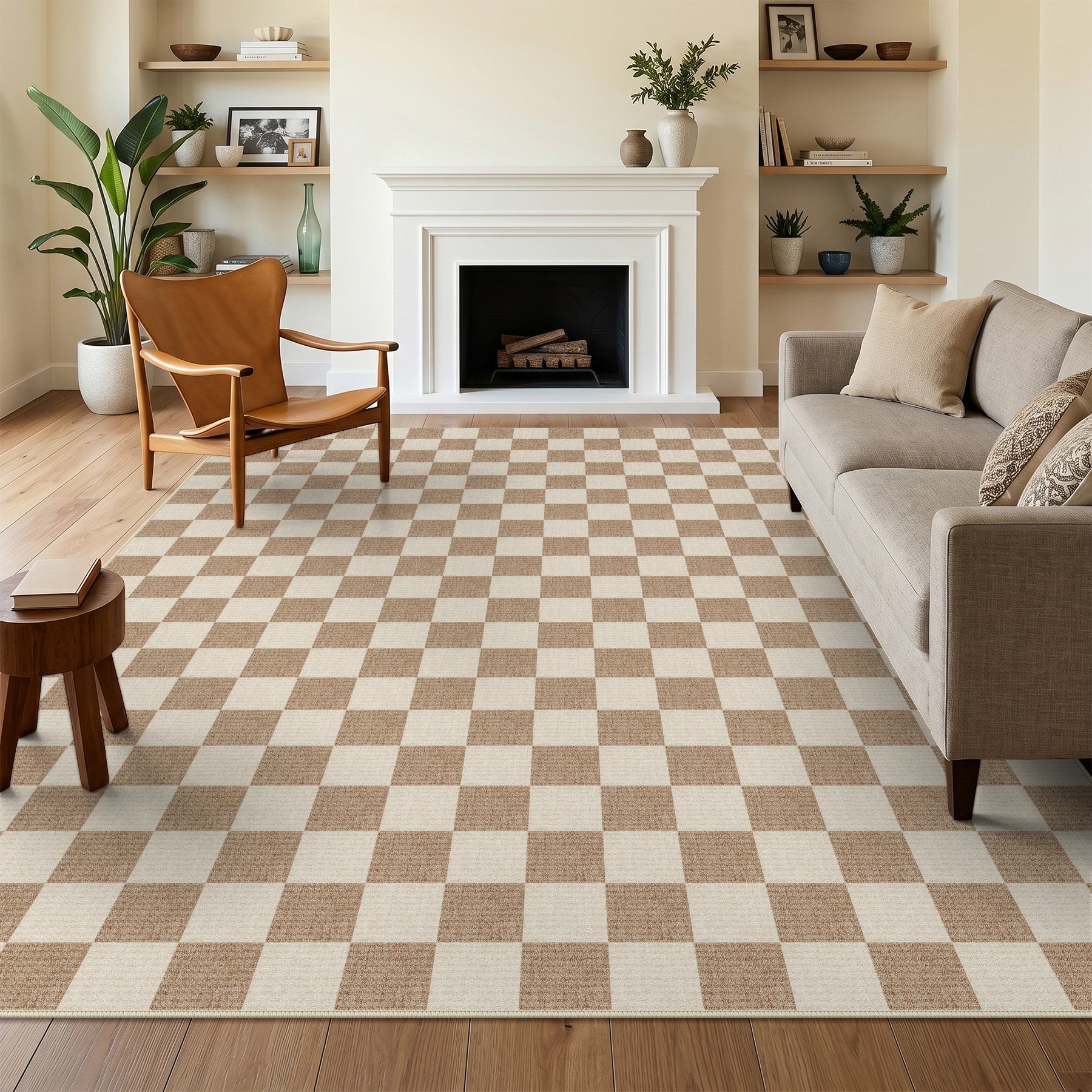 5x7/8x10 Large Geometric Area Rugs, Soft Washable Rug for Bedroom Non-Slip