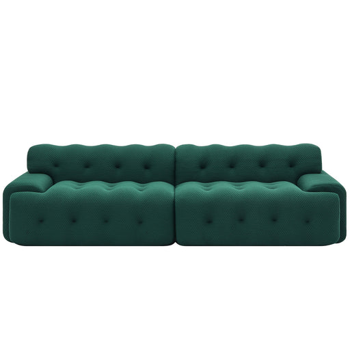 104" Modular Sectional Couch, Modern Luxury 2 - Seat Sofa with 4 Pillows Tribesigns