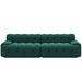 104" Modular Sectional Couch, Modern Luxury 2 - Seat Sofa with 4 Pillows Tribesigns