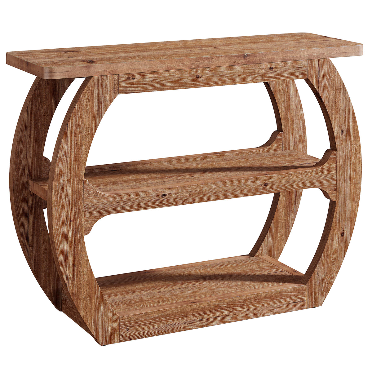 41" 2-Tier Solid Wood Console Table, Small Entryway Sofa Table, Farmhouse  Living Room