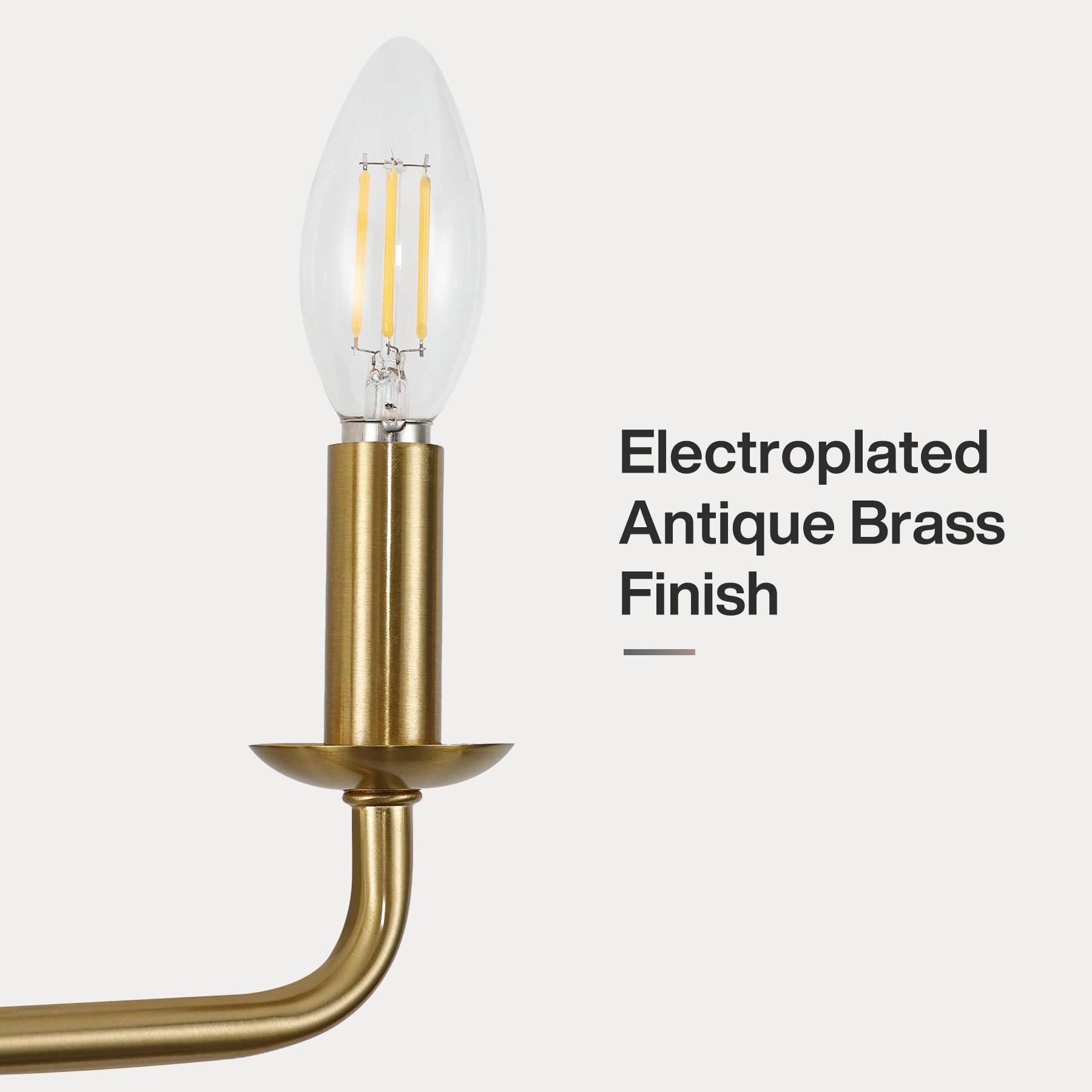 3-Light Gold Wall Sconce, Elegant Brass Candle Wall Light for Bedroom