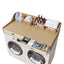 54" Washer Dryer Countertop with Drawers#Color_Oak