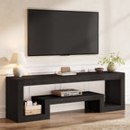63" Center TV Stand, Vintage Entertainment Center Media Console Stand