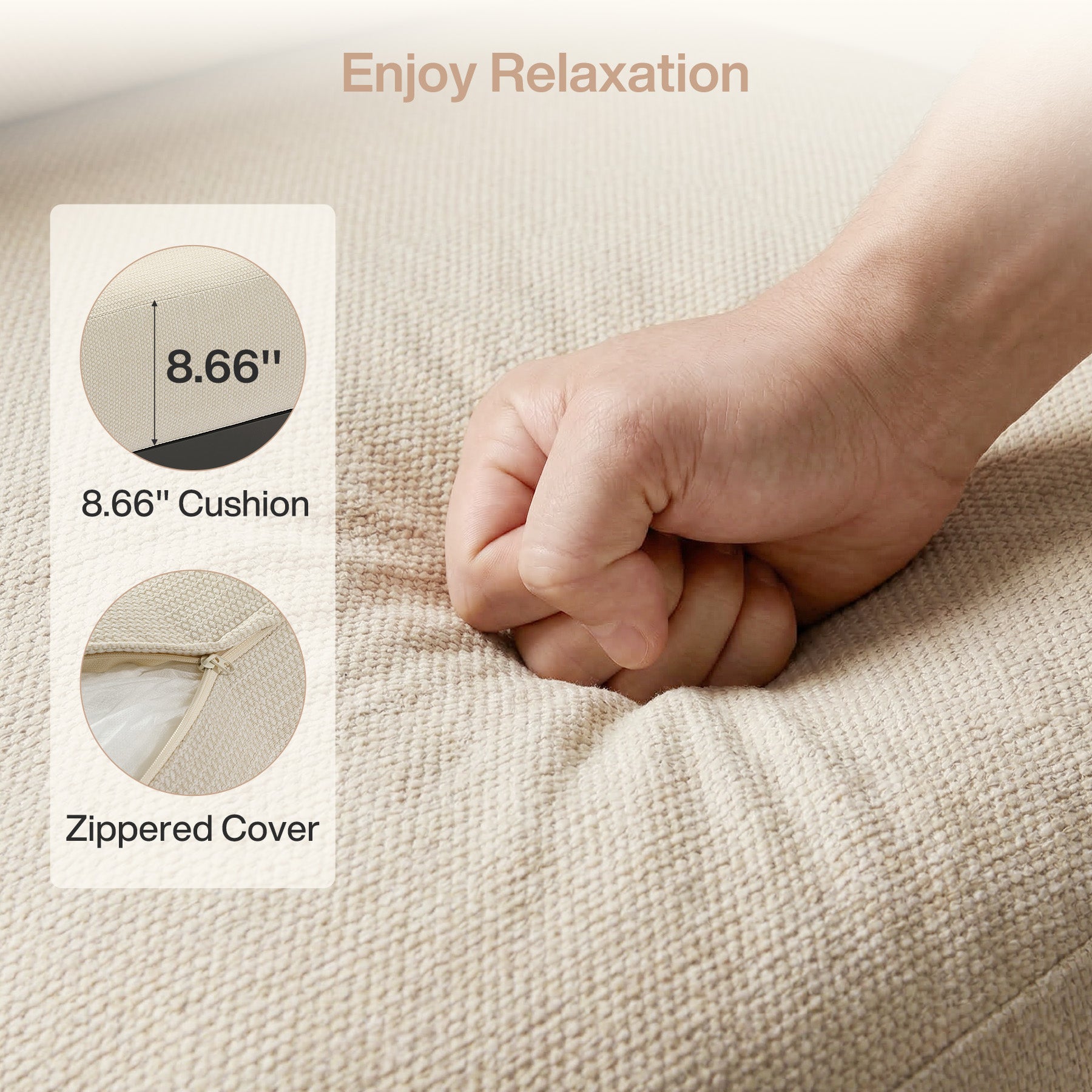 2-Person Patio Conversation Sets With Cushions, 3-Piece Outdoor Furniture Set