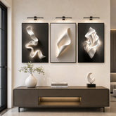 Tribesigns 24x36in Modern Black and White Framed Wall Art for Living Room 3