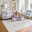 Boho Oushak Area Rug#Color_Light Purple