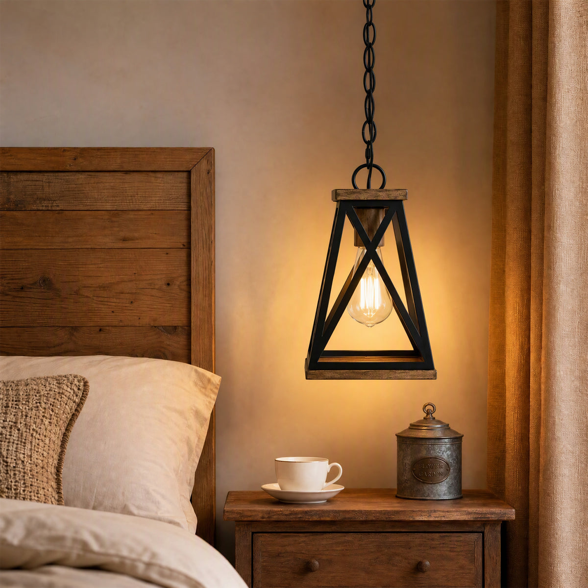 Tribesigns Farmhouse Pendant Light, Adjustable Hanging for Kitchen Island