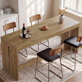68.5" Extra-Long Bar Table, Rectangular Counter Height Pub Table for Kitchen, Dining 3