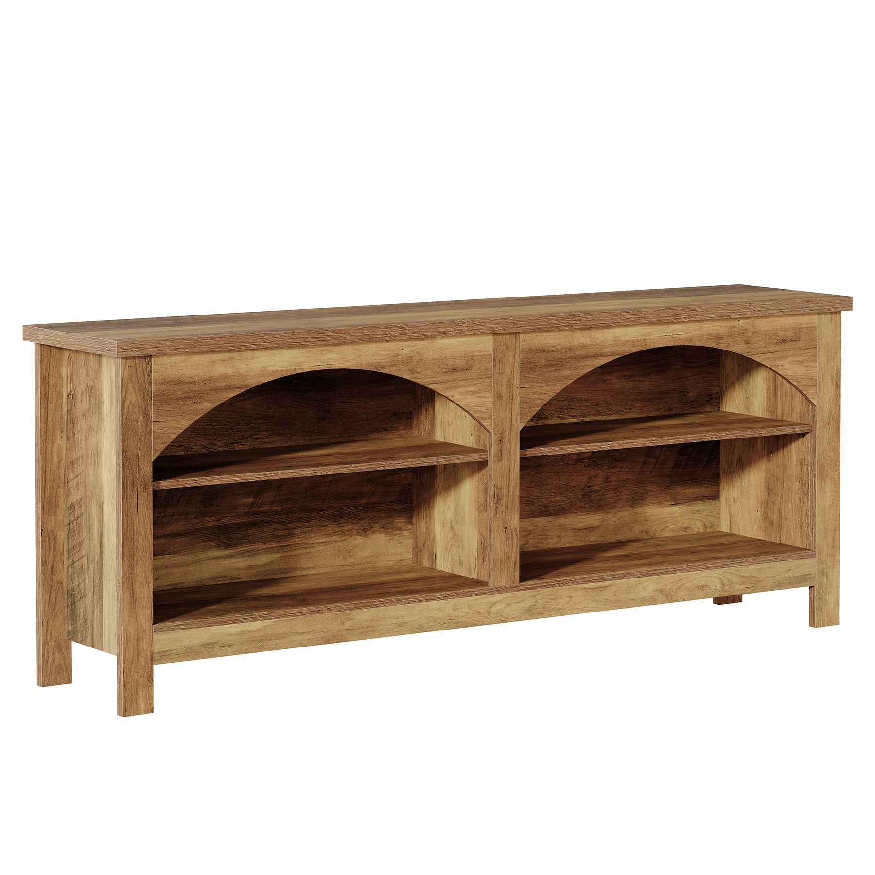 63" Farmhouse Console Table, Entryway Hallway Table with Storage