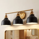 3-Light Bathroom Vanity Light, 24" Wall Light Fixtures with Metal Shade 3