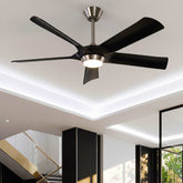 52" Ceiling Fan, Modern 5-Blade Dimmable LED Reversible Fan Light for Living Room 3