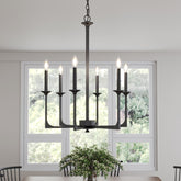 6-Light Chandeliers, 27" Pendant Light Fixtures Industrial Lighting 3