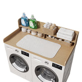 2-Tier Washer Dryer Countertop with Ironing Mat for Laundry Room Organization, Waterproof, Stain-Resistant 3