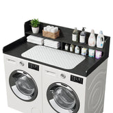 2-Tier Washer Dryer Countertop with Ironing Mat for Laundry Room Organization, Waterproof, Stain-Resistant 3