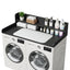 2-Tier Washer Dryer Countertop with Ironing Mat for Laundry Room Organization, Waterproof, Stain-Resistant