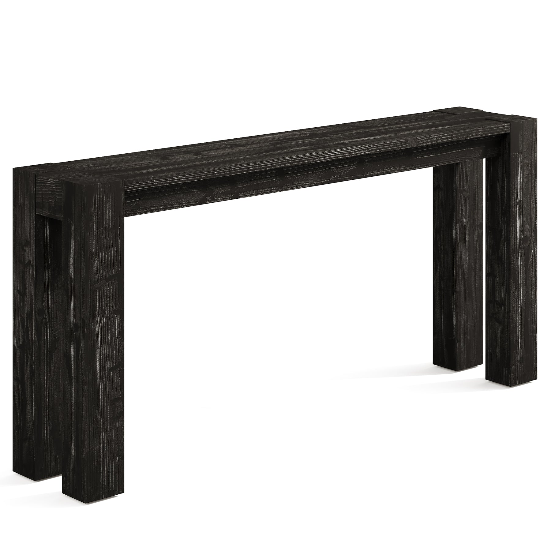 70.9" Console Table, Solid Wood Long Sofa Table for Entryway
