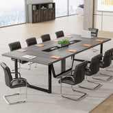 8FT Conference Table, 94.49" Large Meeting Table for 10 People Tribesigns 3