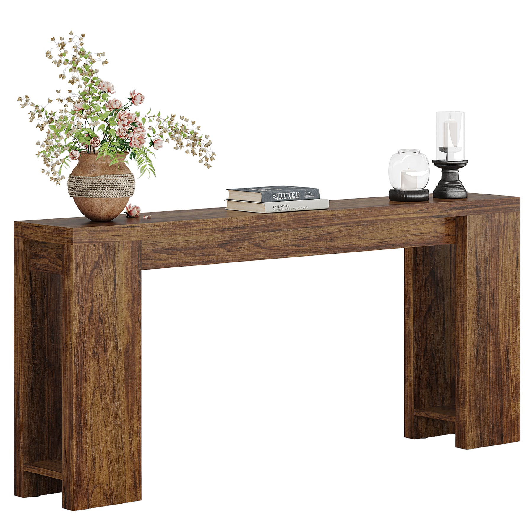 Tribesigns 70.9" Extra Long Console Table, Farmhouse Narrow Sofa Table for Entryway