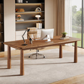 63" Executive Desk, Solid Wood Office Computer Desk with Heavy Duty Legs 3