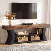 70.9" TV Stand for TVs up to 75", Entertainment Center Media Console with 3 Shelves 3