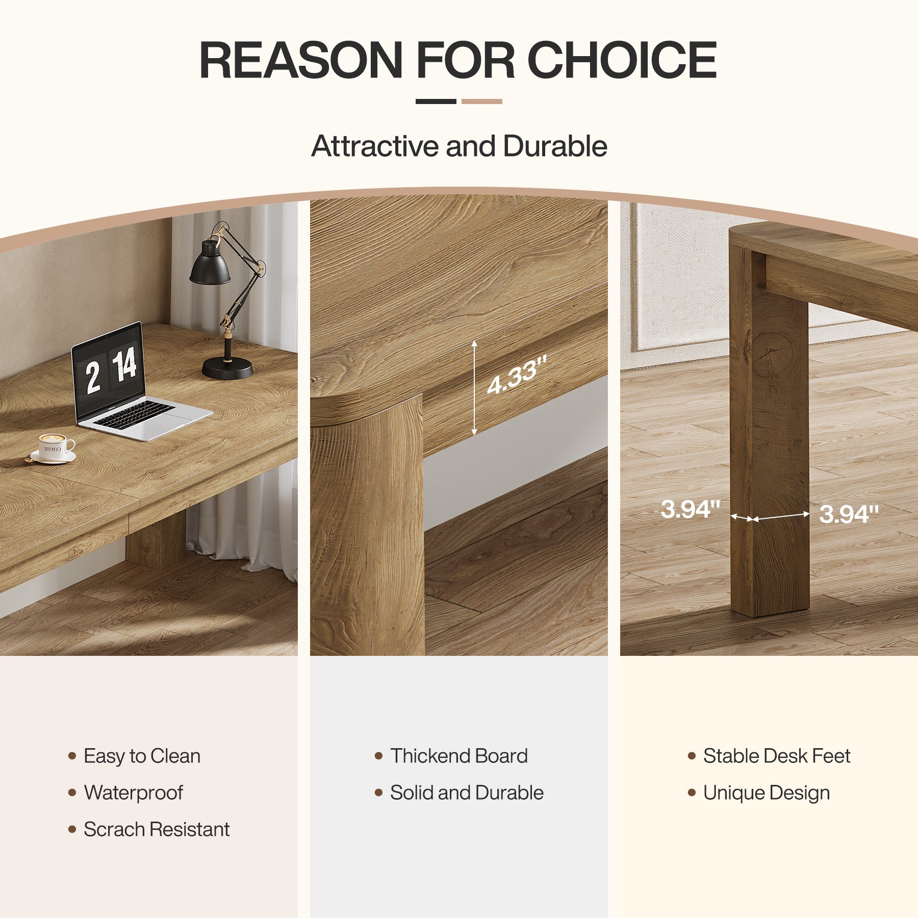 78.74" Two Person Desk, Double Computer Desk Writing Table for Home Office