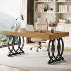 63" Executive Desk, Modern Office Computer Desk with Luxury Design