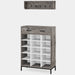 Tribesigns Shoe Cabinet with Coat Rack, Shoe Rack with 15 Cubbies & Drawer Tribesigns