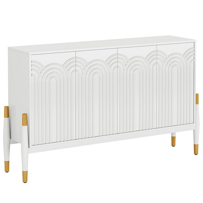 Sideboard Buffet, Modern 59.8" Storage Cabinet with 2 Doors Tribesigns