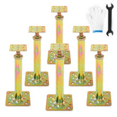 6-Pack House Floor Jacks for Leveling, Galvanized Floor Joist Jack, Max Load 8818 LB 3