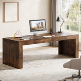 79" Two Person Desk, Computer Desk Double Office Desk Tribesigns 3