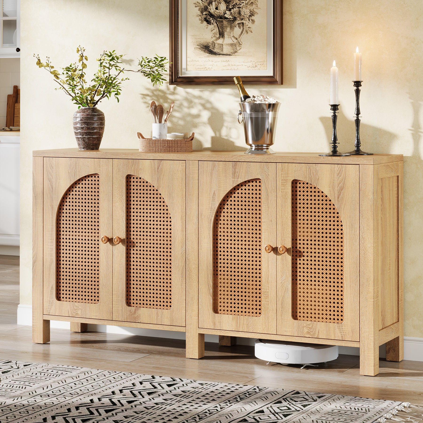 Sideboard Buffet Credenza Storage Cabinet
