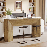 63" Console Table, Wooden Sofa Table Hallway Foyer Table Tribesigns 3