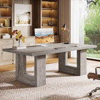 62.99" Executive Desk, Rectangular Computer Desk Conference Table for 6-8